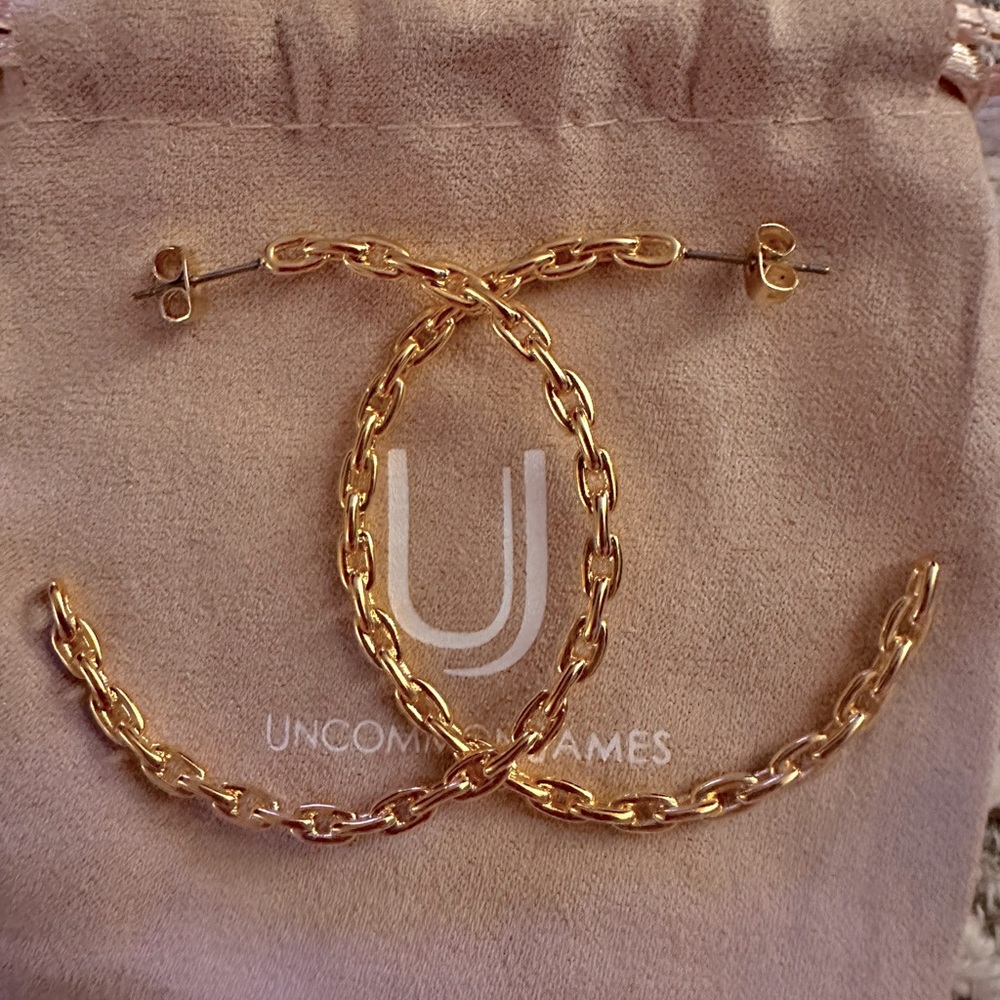 Uncommon James link hoops✨
